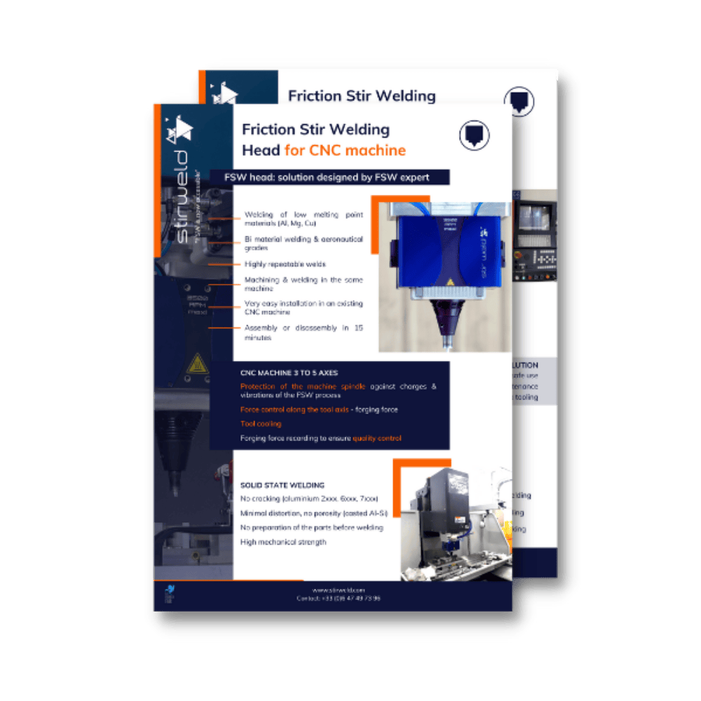 Brochure FSW head for CNC machine